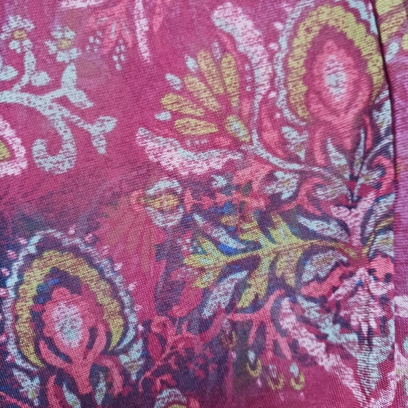 Bohemian Floral Sheer Long Sleeve Duster Size Large EUC - Picture 4 of 8